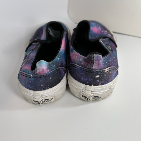 Vans Galaxy Slip-On Sneakers - Black and Purple Women’s 6.5 - Picture 6 of 8